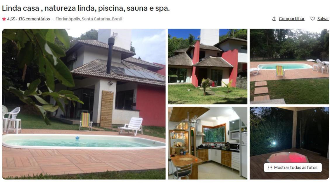 Linda Casa , Natureza Linda, Piscina, Sauna, Spa E Wifi Florianópolis Extérieur photo